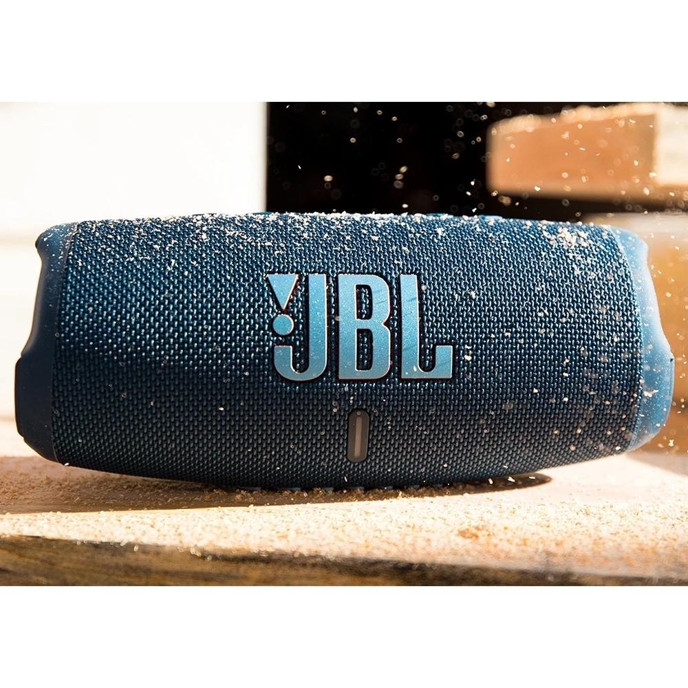 Caixa de Som JBL Charge 5, 30W RMS, Azul | KaBuM!