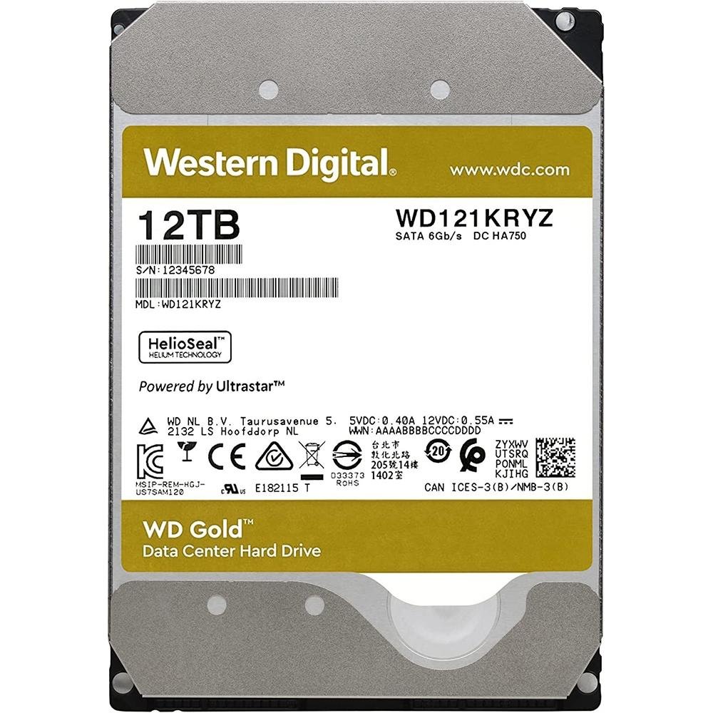 HD Interno WD Gold Enterprise Class 12TB | KaBuM!