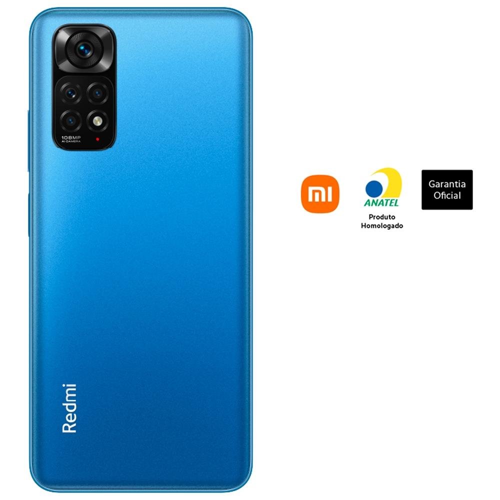 Smartphone Xiaomi Redmi Note 11S, 128GB, 6GB RAM, Octa Core, Câmera Quadrupla 109MP, Tela de 6.4, Azul - CX333AZU Smartphone Xiaomi Redmi Note 11S, 128GB, 6GB RAM, Octa Core, Câmera Quadrupla 109MP, Tela de 6.4, Azul - CX333AZU