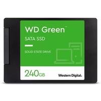 SSD SATA WD Green, 240GB, 2.5", Leitura: 545MB/s e Gravação: 430MB/s, Preto - WDS240G3G0A