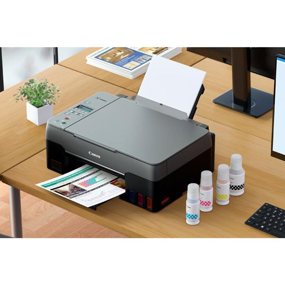Impressora Multifuncional Canon G2160 MegaTank, Jato de Tinta, Colorido - 4466C025AA Impressora Multifuncional Canon G2160 MegaTank, Jato de Tinta, Colorido - 4466C025AA