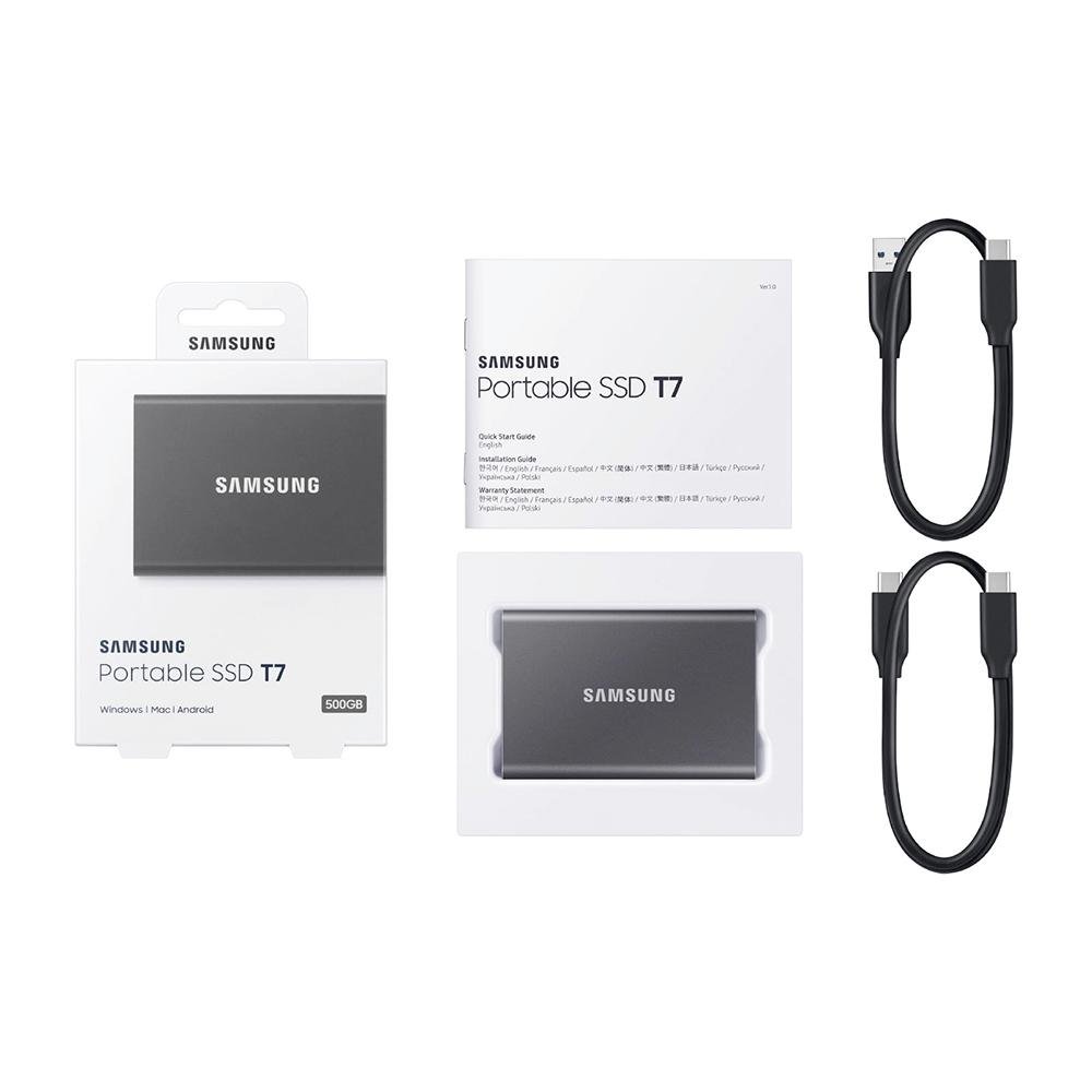 SSD Externo Portátil Samsung T7 1TB | KaBuM!