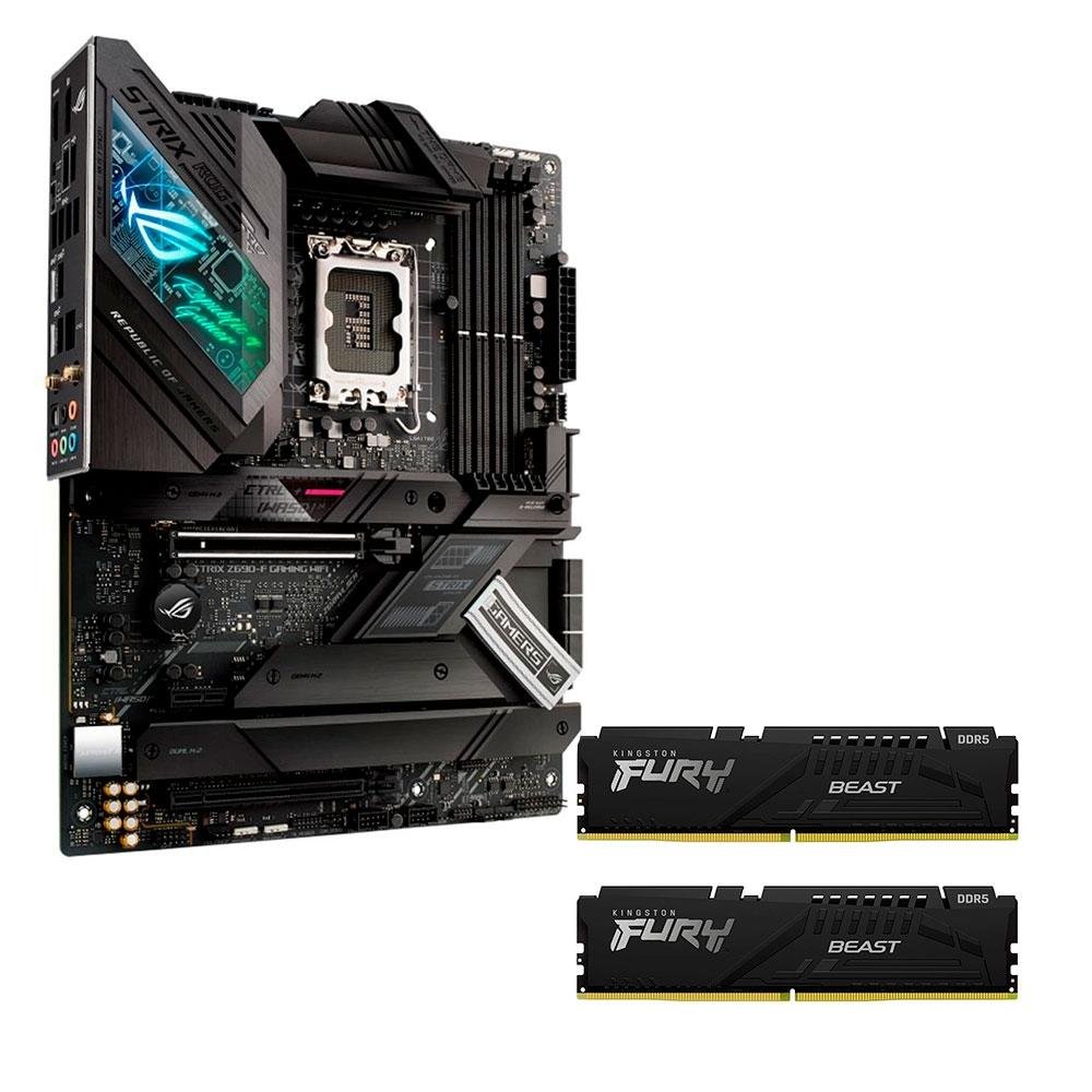 Rog Z709i + 13700k + glowy 32g*2 ddr5セット Rog Z709i + 13700k +
