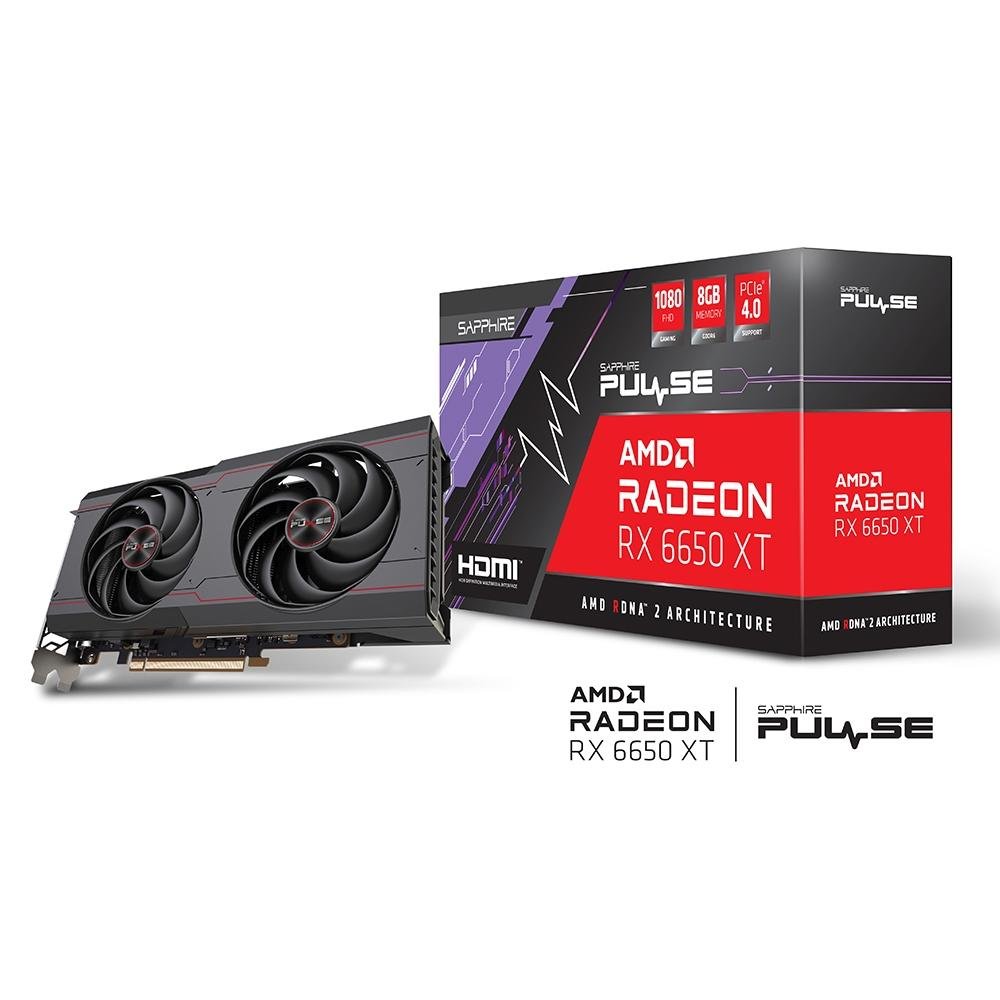グラフィックボード・グラボ・ビデオカード SAPPHIRE RADEON RX6650XT Placa de Vídeo Sapphire Pulse RX 6650XT | KaBuM!