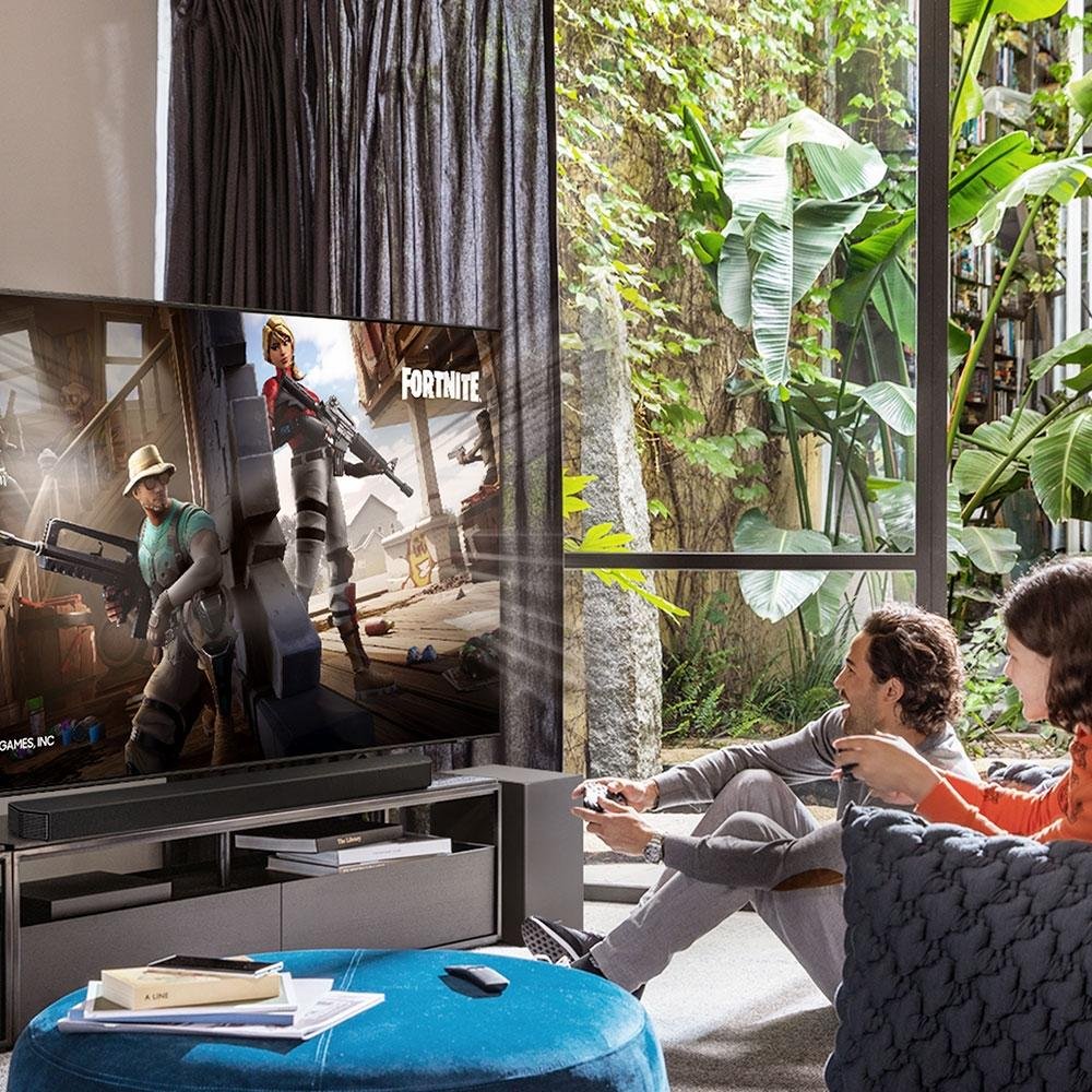 Smart TV Samsung 43 Polegadas Gaming Neo QLED, 4K, 4 HDMI, Bluetooth, Wi-Fi, 144Hz, IA, Alexa - QN43QN90BAGXZD Smart TV Samsung 43 Polegadas Gaming Neo QLED, 4K, 4 HDMI, Bluetooth, Wi-Fi, 144Hz, IA, Alexa - QN43QN90BAGXZD