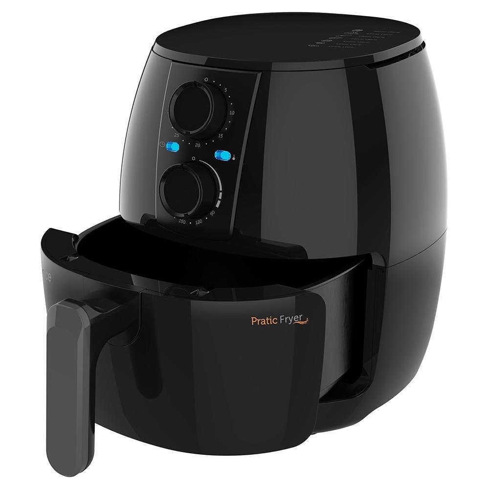 Fritadeira Air Fryer Sem Óleo Cadence Pratic Fryer FRT515, 3L, 110V, Preto - 1 7898700210023 Fritadeira Air Fryer Sem Óleo Cadence Pratic Fryer FRT515, 3L, 110V, Preto - 1 7898700210023