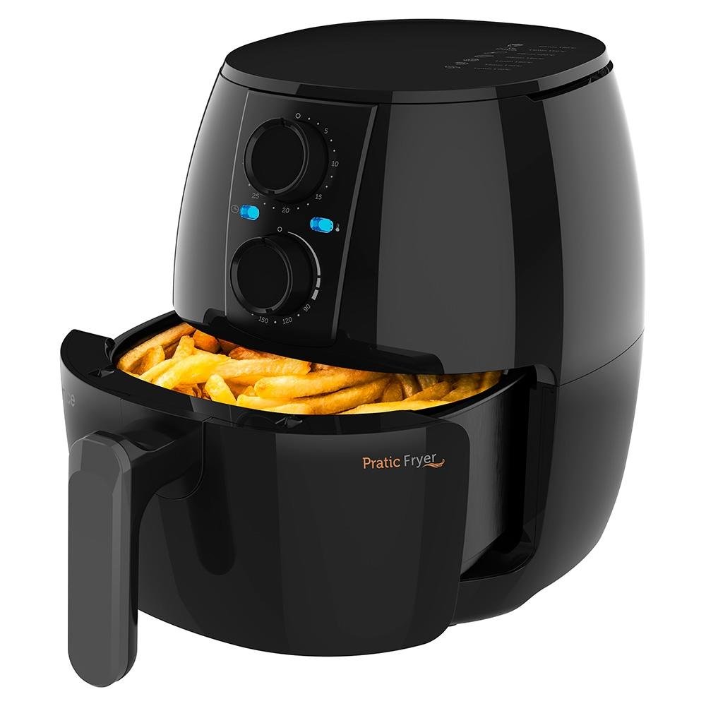 Fritadeira Air Fryer Sem Óleo Cadence Pratic Fryer FRT515, 3L, 110V, Preto - 1 7898700210023 Fritadeira Air Fryer Sem Óleo Cadence Pratic Fryer FRT515, 3L, 110V, Preto - 1 7898700210023
