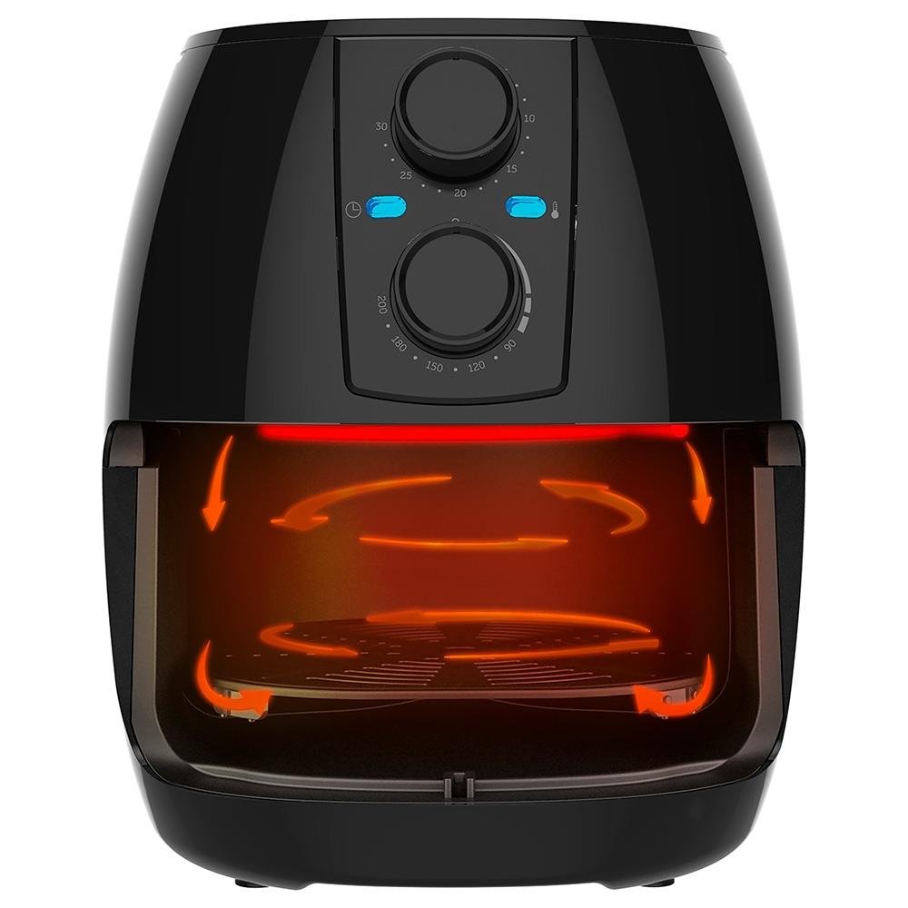 Fritadeira Air Fryer Sem Óleo Cadence Pratic Fryer FRT515, 3L, 110V, Preto - 1 7898700210023 Fritadeira Air Fryer Sem Óleo Cadence Pratic Fryer FRT515, 3L, 110V, Preto - 1 7898700210023