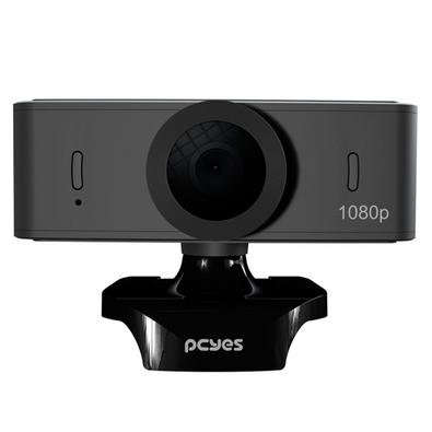 Webcam Raza Pcyes FHD-02, 1080p, 30 FPS, USB, Preto - SKU35463