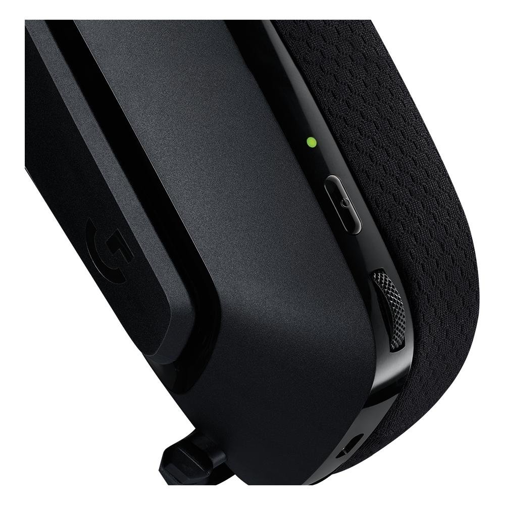 Headset Sem Fio Logitech G G535 LightSpeed, Drivers 40mm, USB, Preto - 981-000971