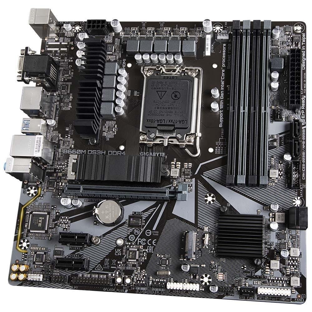 Kit Processador Intel Core i5-12400 + Placa Mãe Gigabyte B660M