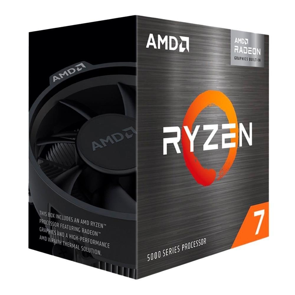 Kit Processador AMD Ryzen 7 5700G, 3.8GHz, Vídeo Integrado + Placa