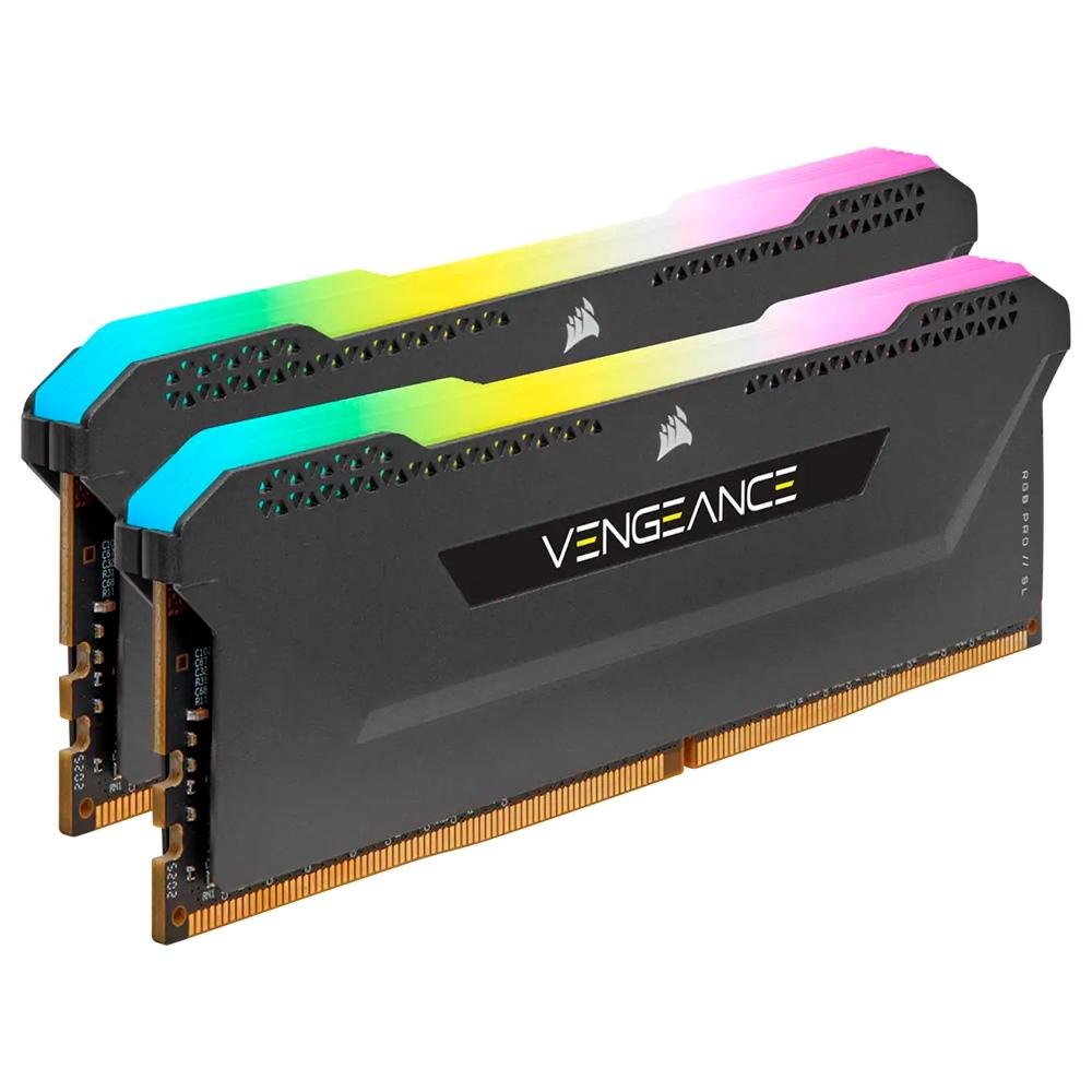 CORSAIR DDR4 3600MHz RGB PROSL 16GB（8×2） Memória Corsair Vengeance RGB PRO SL | KaBuM!