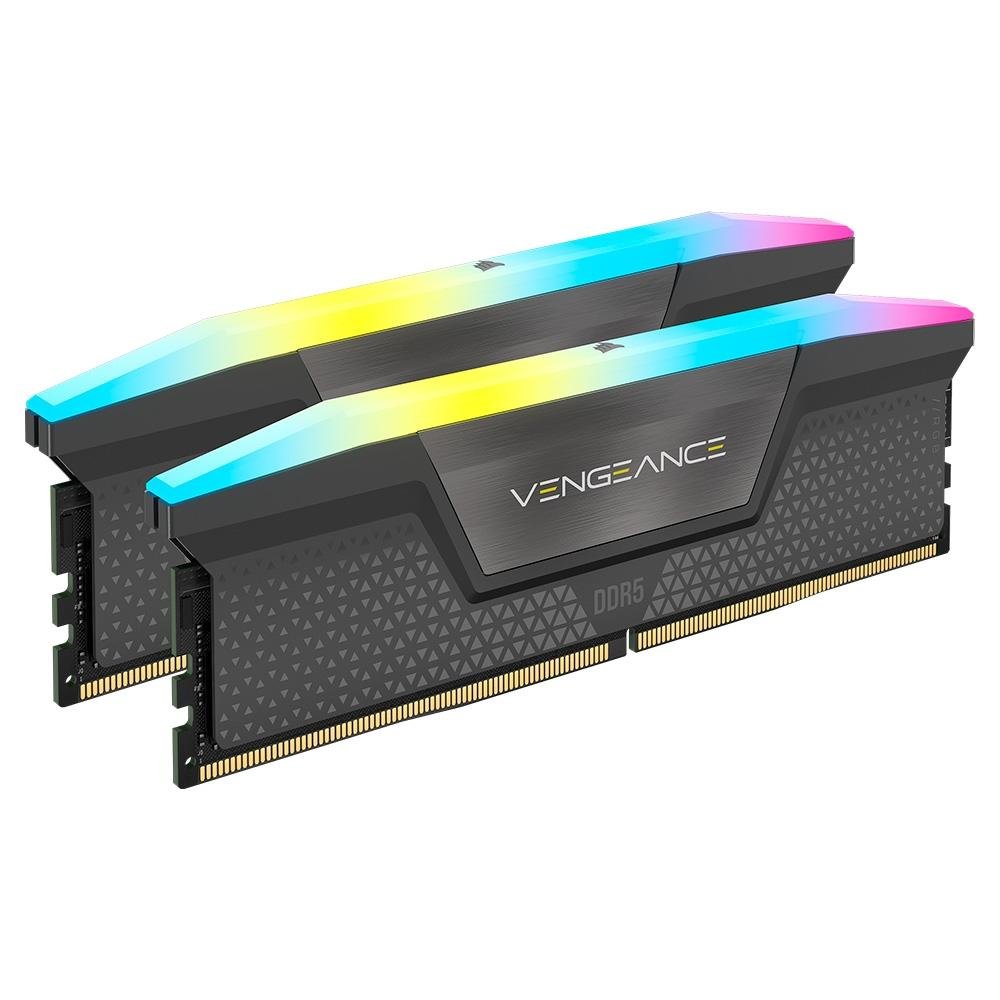 Memória Corsair Vengeance para AMD, RGB, 32GB (2x16GB), 5200MHz