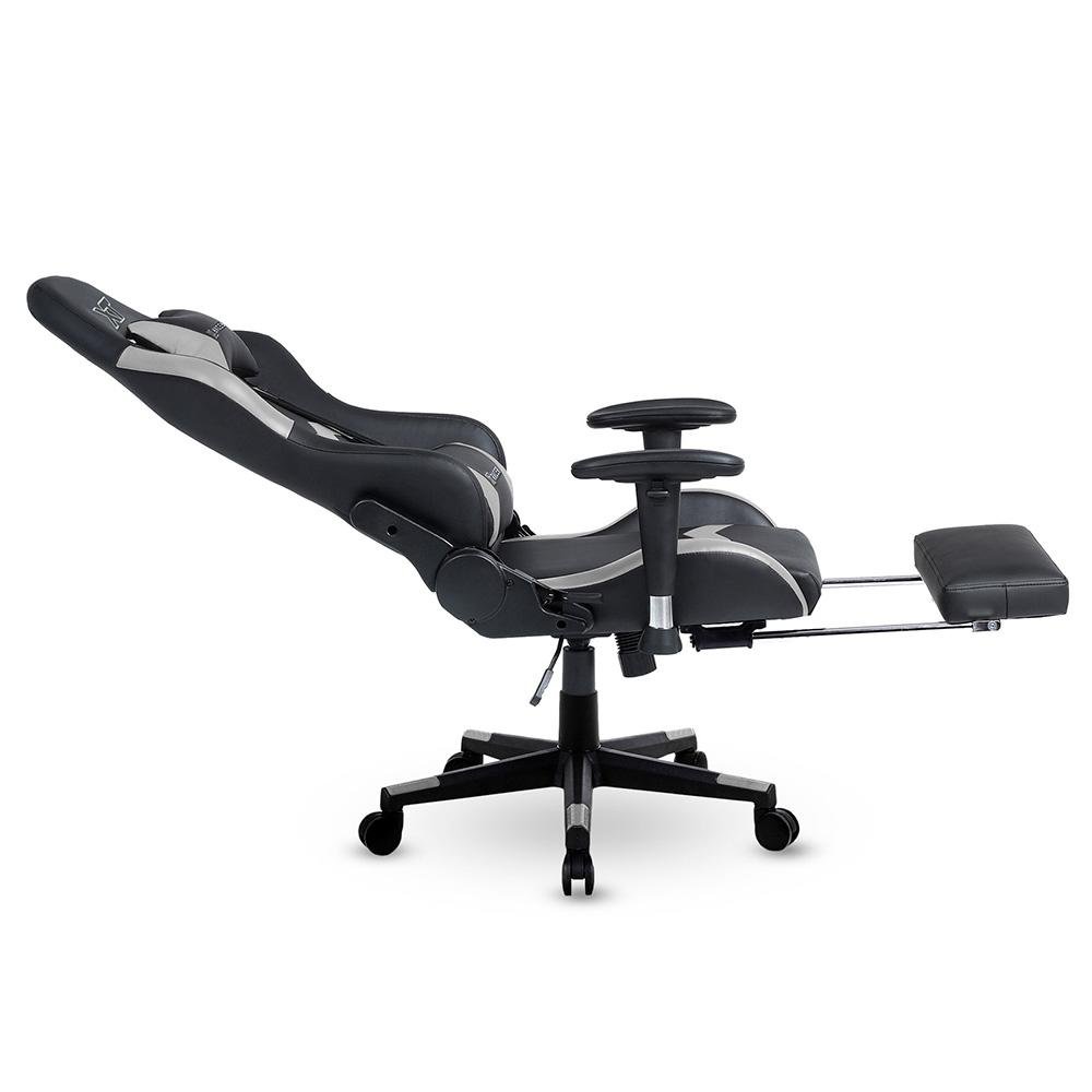 Cadeira Gamer XT Racer Speed Series, Até 120kg, Com Almofadas e Apoio de Pés, Reclinável, Descanso de Braço 2D, Preto e Cinza - XTS170 - view 6