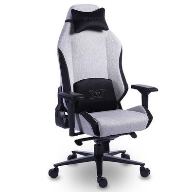 Cadeira Gamer XT Racer Draco NR17, Até 120kg, Com Almofadas, Reclinável, Descanso de Braço 4D, Preto e Cinza - XTR-065