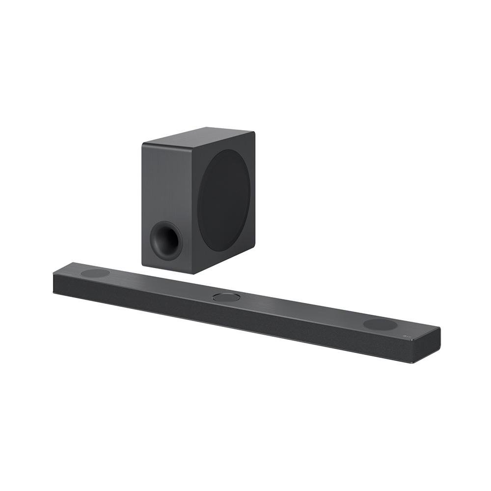Soundbar LG S90QY, 5.1.3 Canais, Subwoofer, 4K, Bluetooth, 570W/ch, Dolby Atmos, Alexa, Google, Bivolt - S90Q Soundbar LG S90QY, 5.1.3 Canais, Subwoofer, 4K, Bluetooth, 570W/ch, Dolby Atmos, Alexa, Google, Bivolt - S90Q