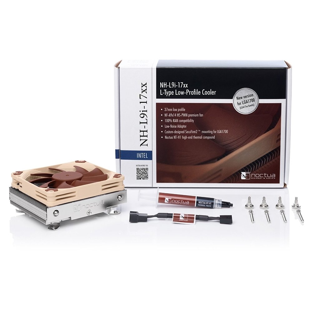 Air Cooler Noctua, Intel, 92mm, Marrom e Prata - NH-L9I-17XX