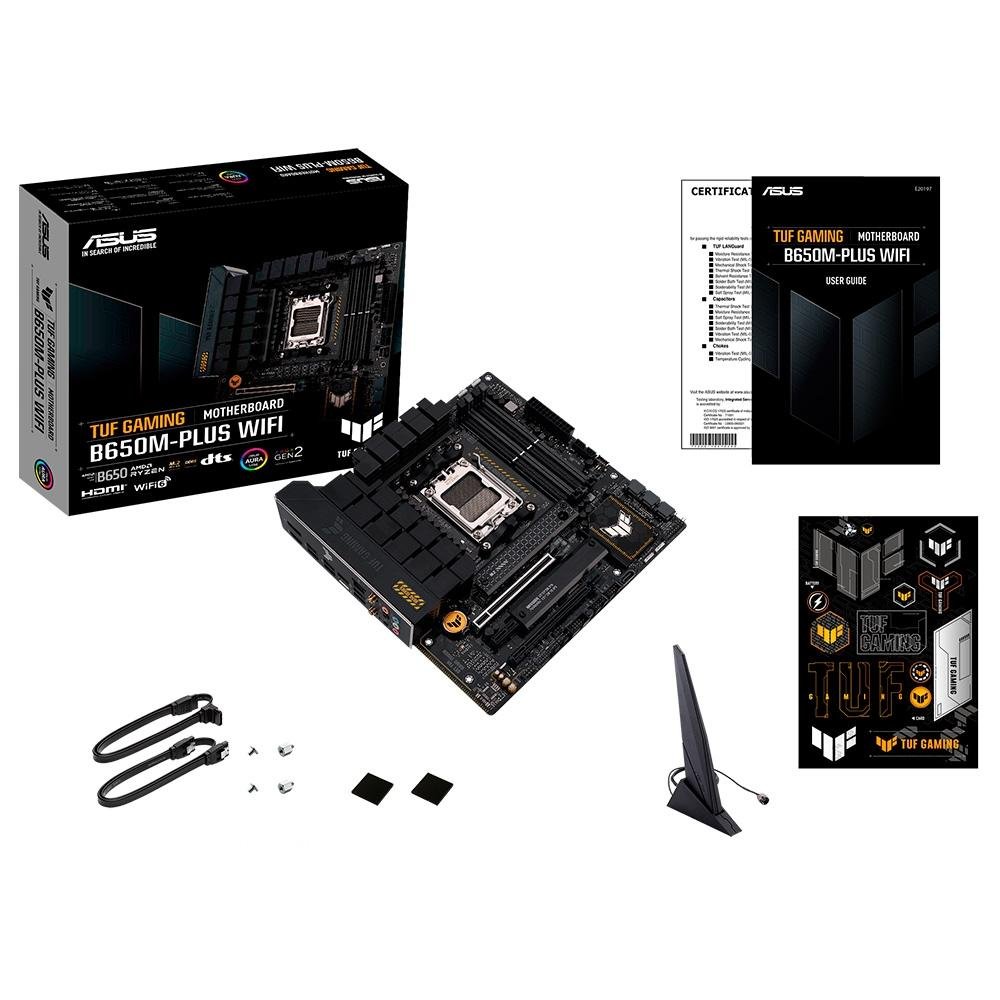 Placa Mãe Asus TUF Gaming B650M-Plus Wi-Fi | KaBuM!