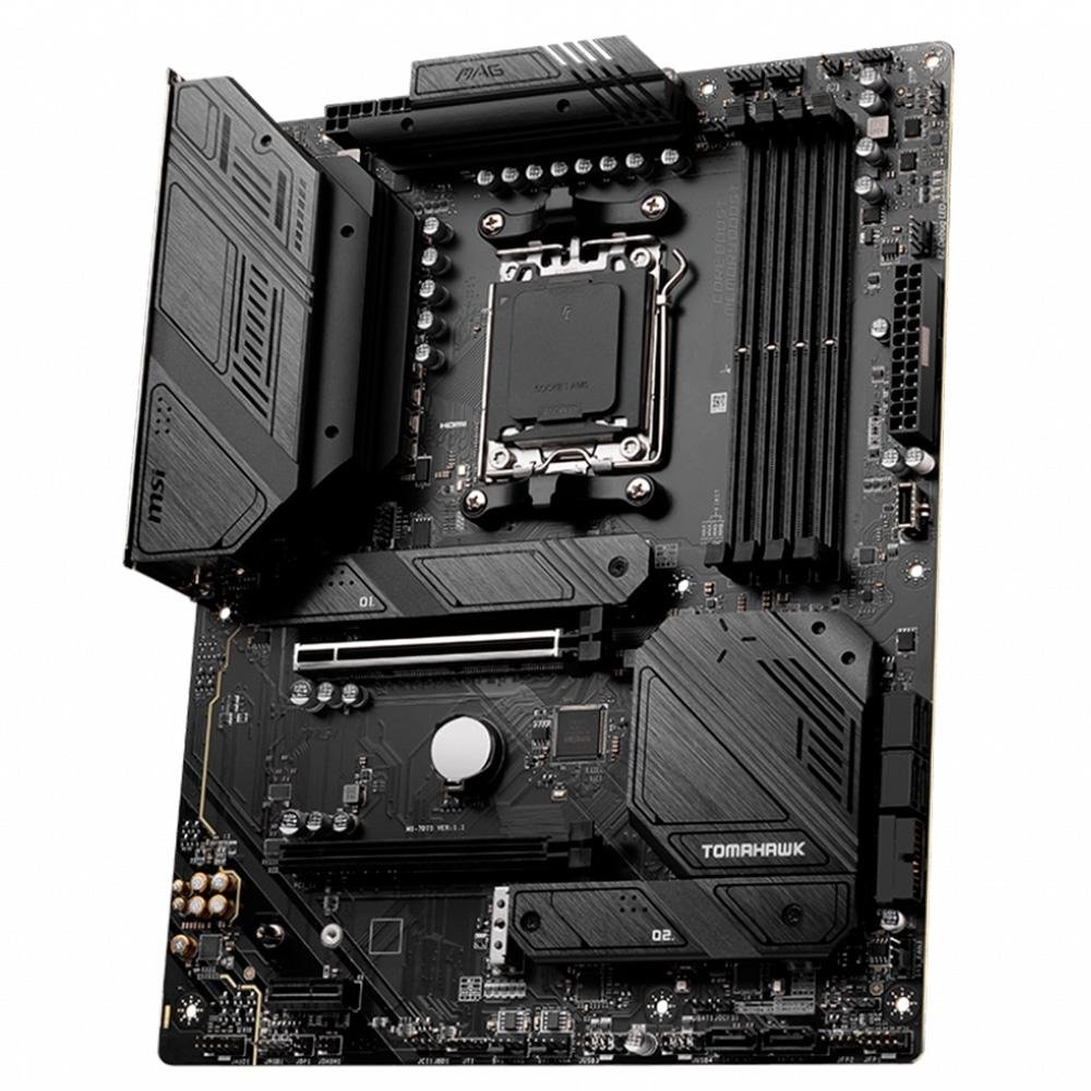 Placa-Mãe B650 MSI MAG Tomahawk Wi-Fi, AMD AM5, ATX, DDR5, Preto - MAG B650 TOMAHAWK WIFI