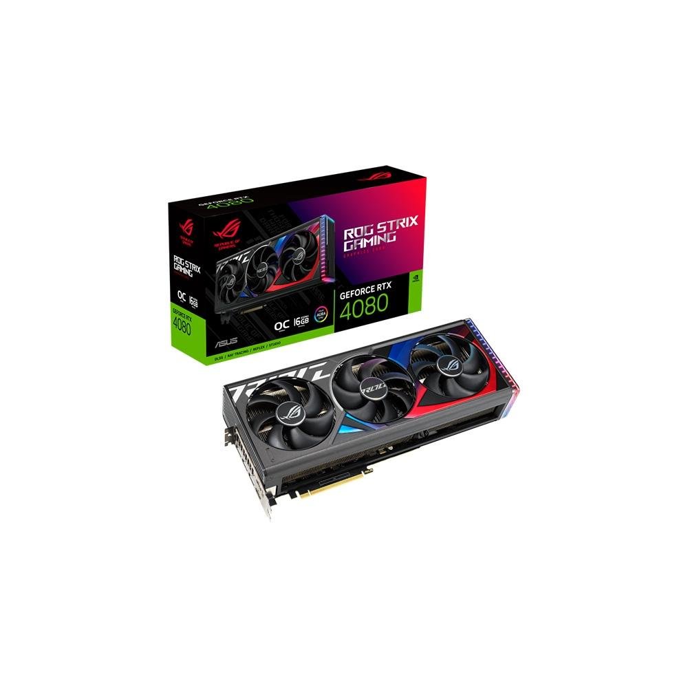 Placa de Vídeo RTX 4080 Edition Asus ROG Strix | KaBuM!