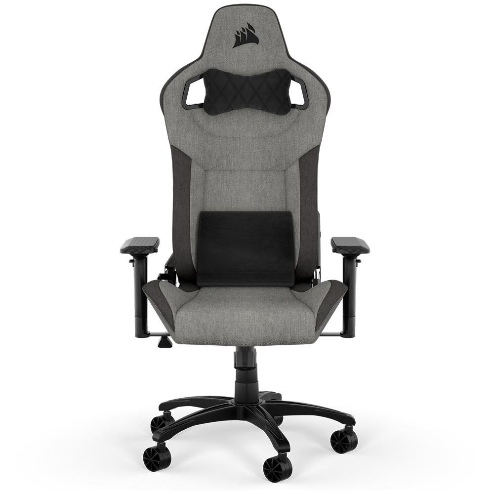 Cadeira Gamer Corsair T3 Rush 2023, Até 120Kg, Com Almofadas, Reclinável, Apoio de Braços 4D, Cinza e Preto - CF-9010056-WW - view 4
