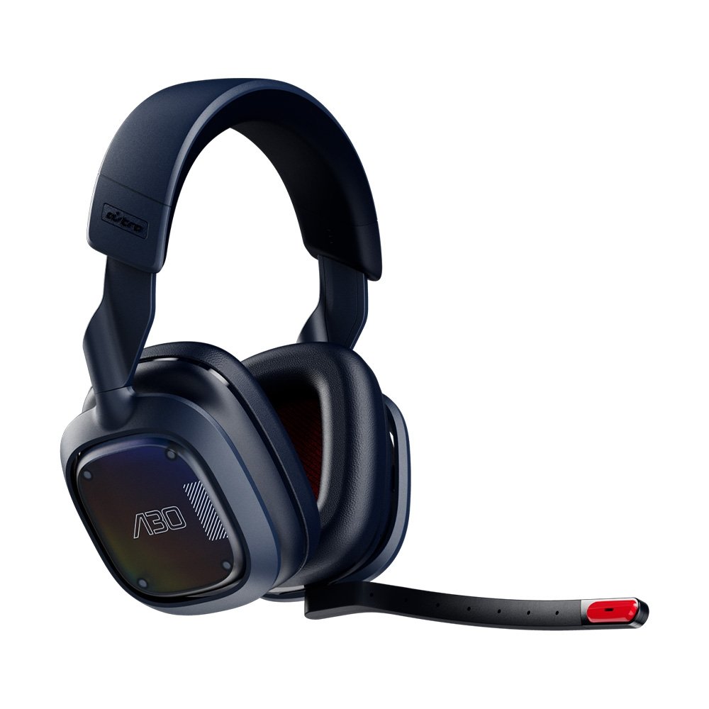 Headset Gamer Sem Fio Astro Gaming A30, Drivers 40mm, Bluetooth, PS e PC, Azul Escuro - 939-002007 Headset Gamer Sem Fio Astro Gaming A30, Drivers 40mm, Bluetooth, PS e PC, Azul Escuro - 939-002007