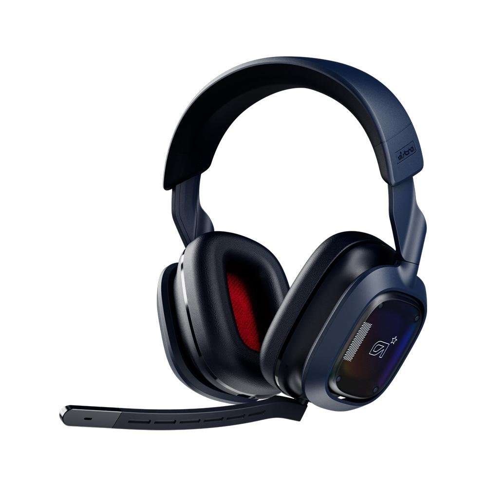 Headset Gamer Sem Fio Astro Gaming A30, Drivers 40mm, Bluetooth, PS e PC, Azul Escuro - 939-002007 Headset Gamer Sem Fio Astro Gaming A30, Drivers 40mm, Bluetooth, PS e PC, Azul Escuro - 939-002007