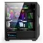 Gabinete Gamer Hayom, Mid Tower, RGB, ATX, Lateral em Vidro Temperado, 3x Cooler Fan RGB, Preto - GB1710