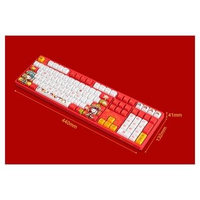 Teclado Mecânico Gamer Hello Kitty | KaBuM!