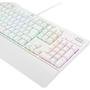 Teclado Óptico Gamer Redragon Brahma Pro, RGB, Switch Blue, ABNT2, Branco - K586W-RGB-PRO (PT-BLUE)