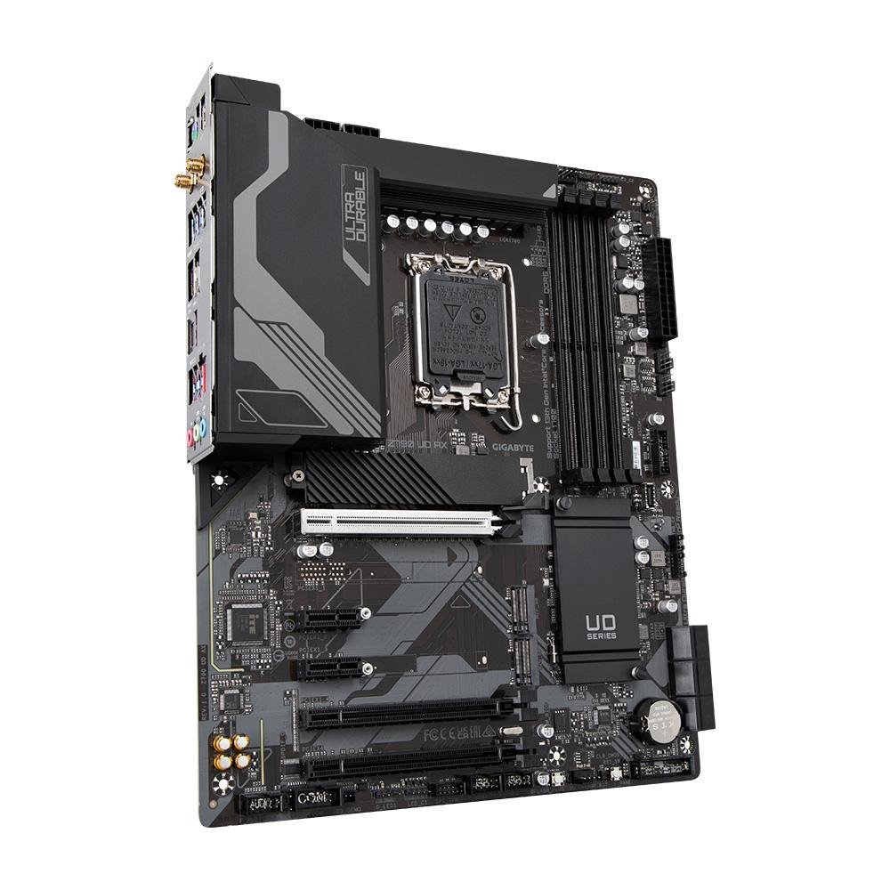 Placa-Mãe Gigabyte Z790 UD AX, Intel LGA 1700, ATX, DDR5, Wi-Fi, Bluetooth, Preto - Z790 UD AX Placa-Mãe Gigabyte Z790 UD AX, Intel LGA 1700, ATX, DDR5, Wi-Fi, Bluetooth, Preto - Z790 UD AX