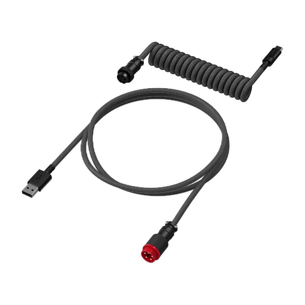 Cabo em Espiral para Teclado HyperX | KaBuM!