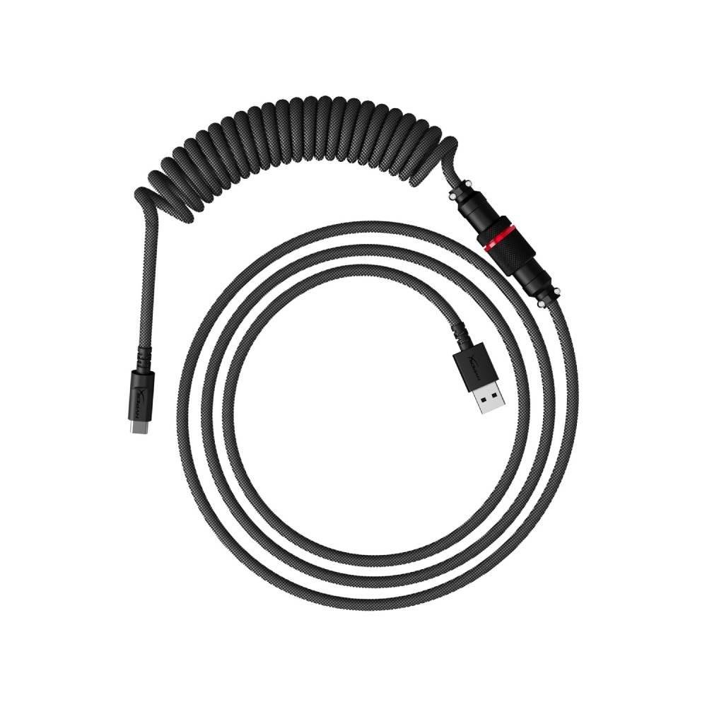 Cabo em Espiral para Teclado HyperX | KaBuM!