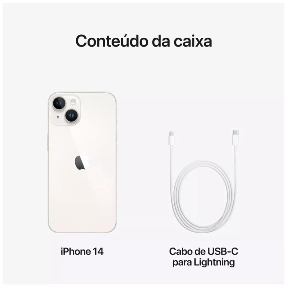 iPhone 14 Apple 128GB Estelar | KaBuM!