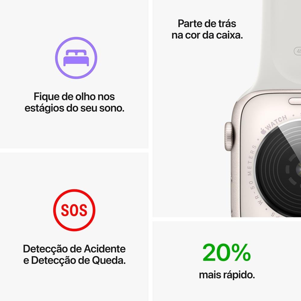 Apple Watch SE 2ª Geração GPS, Caixa de Alumínio 40mm Meia-noite, Pulseira Esportiva Meia-noite - MNJT3BZ/A Apple Watch SE 2ª Geração GPS, Caixa de Alumínio 40mm Meia-noite, Pulseira Esportiva Meia-noite - MNJT3BZ/A