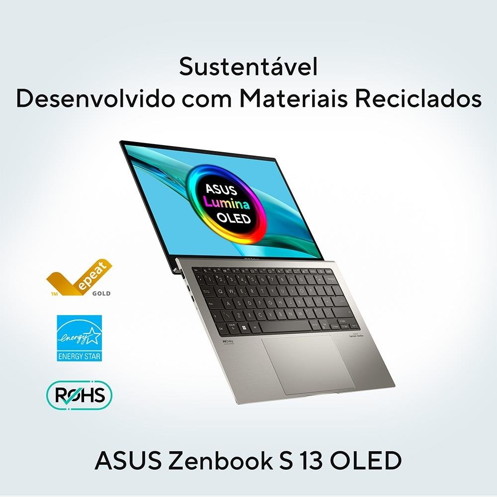 Notebook ASUS Zenbook S 13 UX5304 | KaBuM!