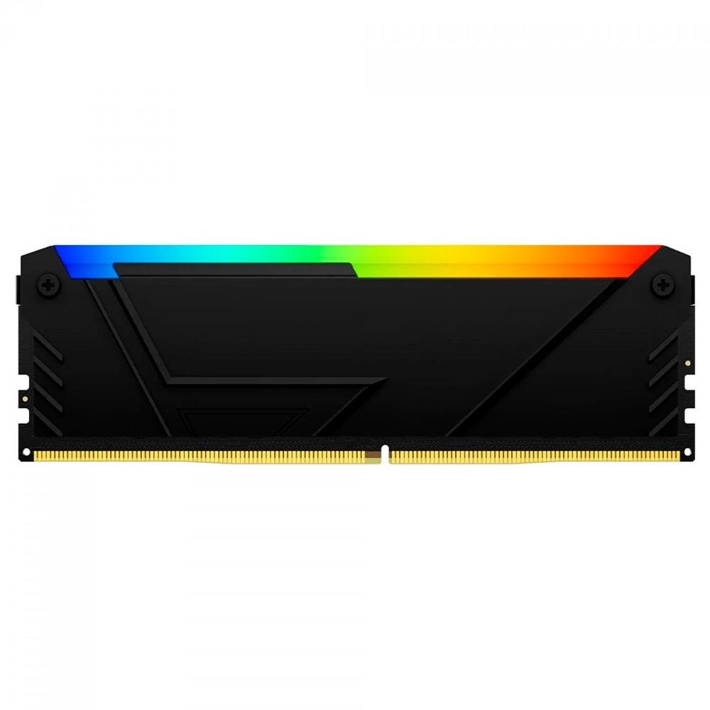 Memória RAM Kingston Fury Beast RGB, 16GB, 3733MHz, DDR4, CL19, Preto - KF437C19BB12A/16 Memória RAM Kingston Fury Beast RGB, 16GB, 3733MHz, DDR4, CL19, Preto - KF437C19BB12A/16