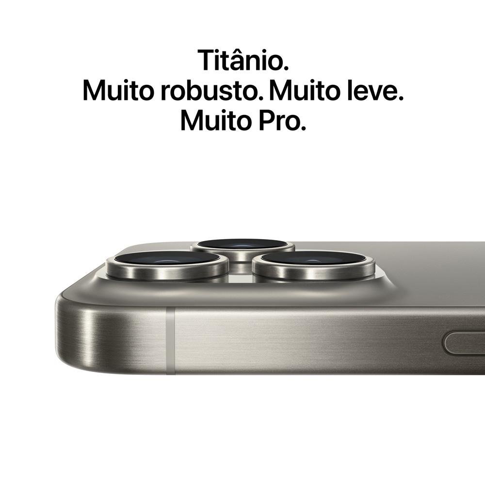 iPhone 15 Pro Max 1TB Branco Titanium | KaBuM!