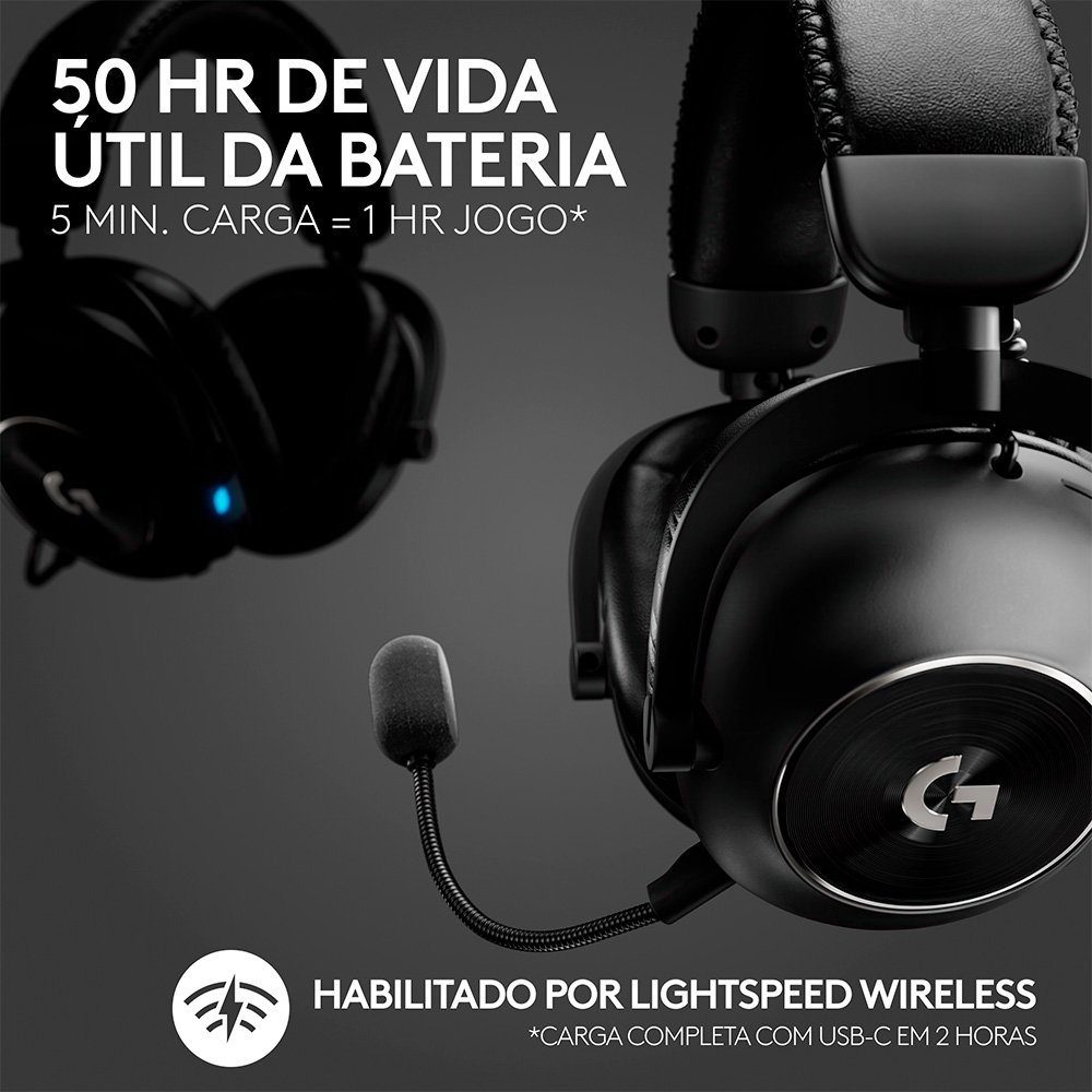 Headset Sem Fio Logitech G Pro X 2 | KaBuM!
