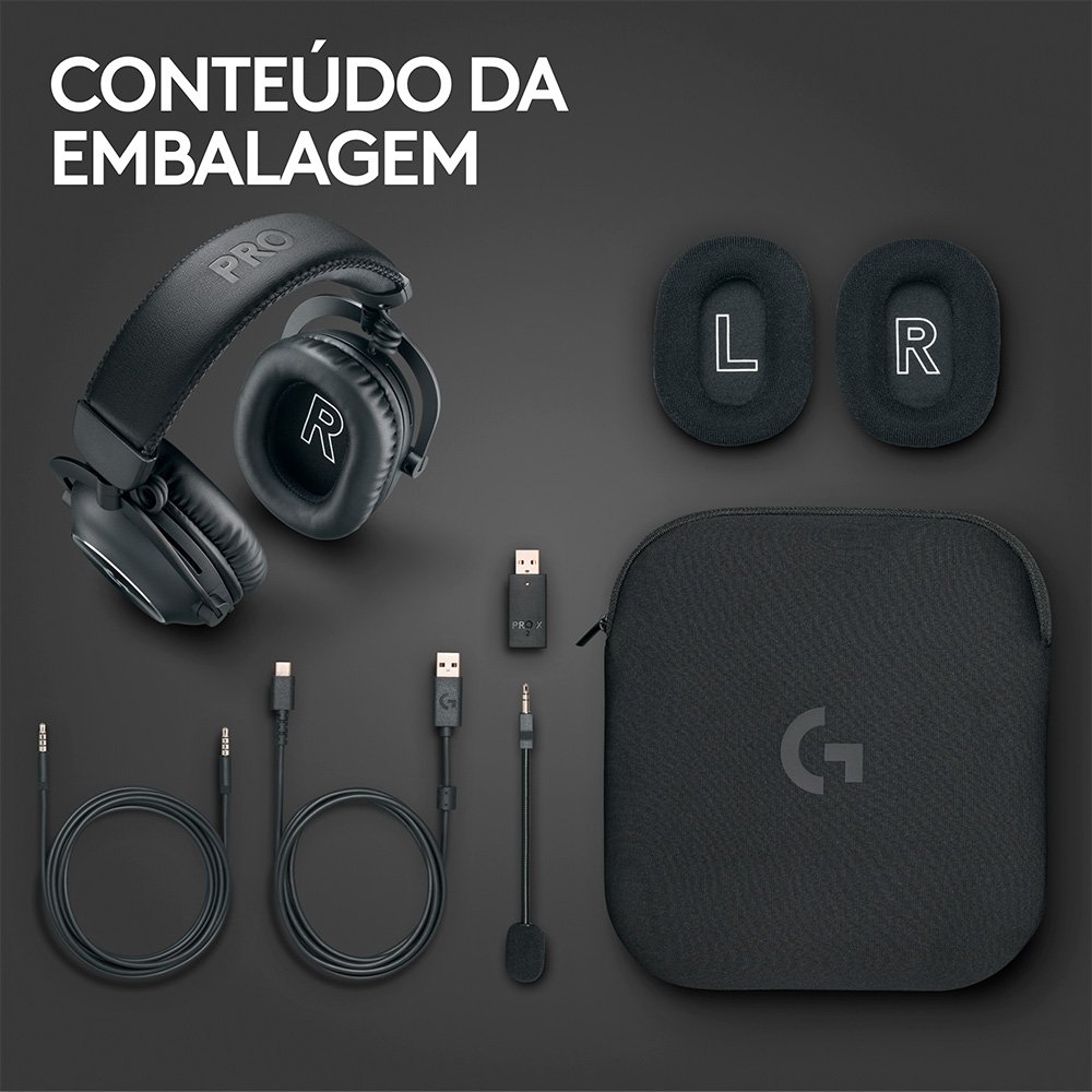 Headset Sem Fio Logitech G Pro X 2 | KaBuM!