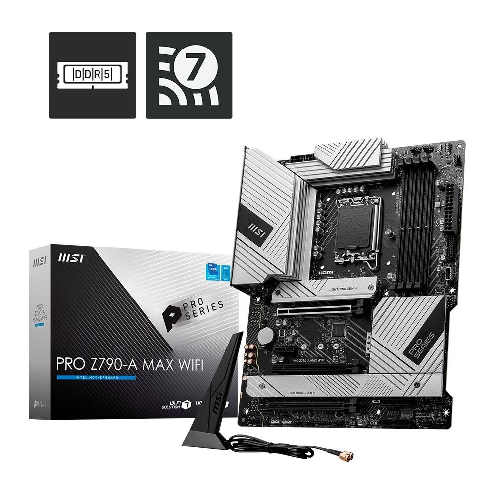 Intel i9-13900KF MSI Z790 DDR5 32GB セット Placa Mãe MSI PRO Z790-A Max | KaBuM!