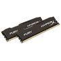 Memória Kingston HyperX FURY 8GB (2x4GB) 1600Mhz DDR3 CL10 Black Series - HX316C10FBK2/8