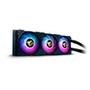 Water Cooler Gigabyte Aorus 360, RGB, 360mm, AMD/Intel, com Display LCD, Preto - GP-AORUS WATERFORCE X II 360