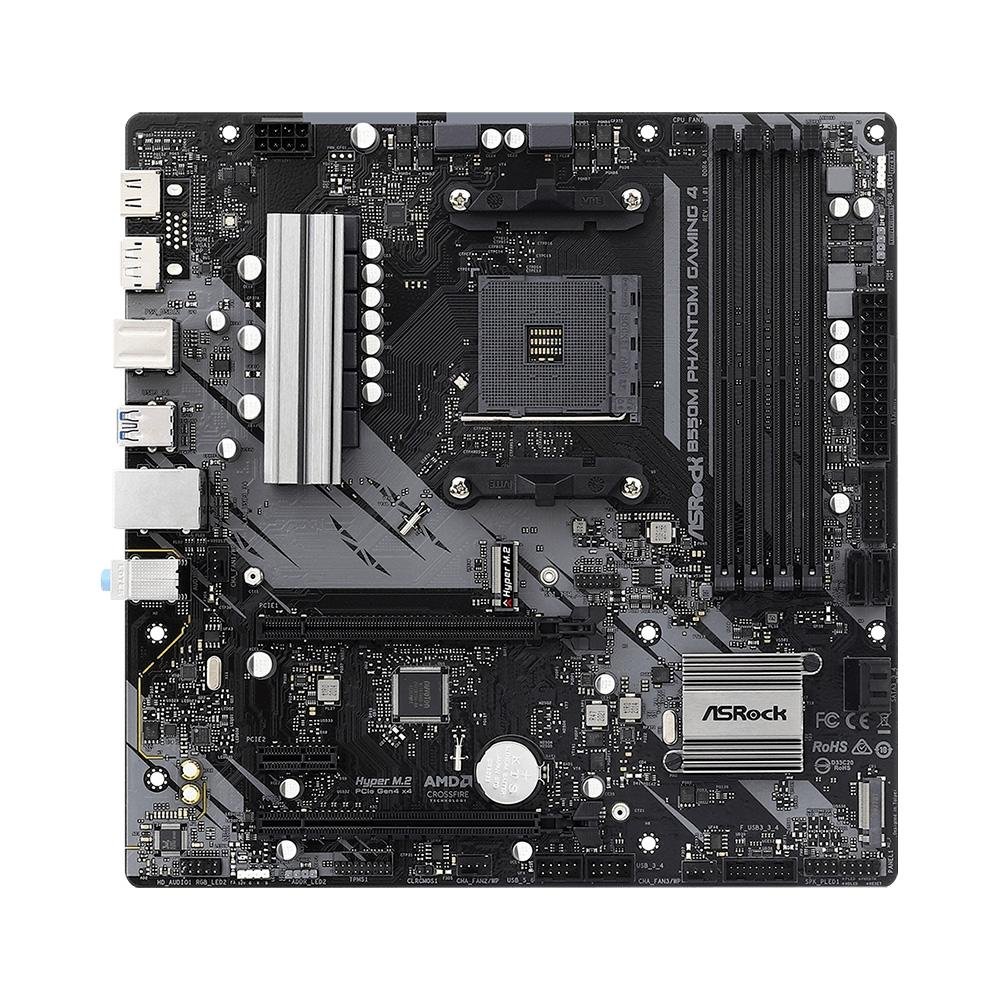 Placa Mãe ASRock B550M Phantom Gaming 4 | KaBuM!