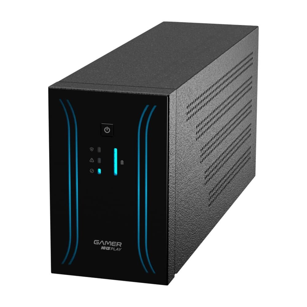 Nobreak NHS Gamer Play Senoidal, Biv, 2bat.7Ah, Prot.Eth, USB - 91.G0.010000 Nobreak NHS Gamer Play Senoidal, Biv, 2bat.7Ah, Prot.Eth, USB - 91.G0.010000