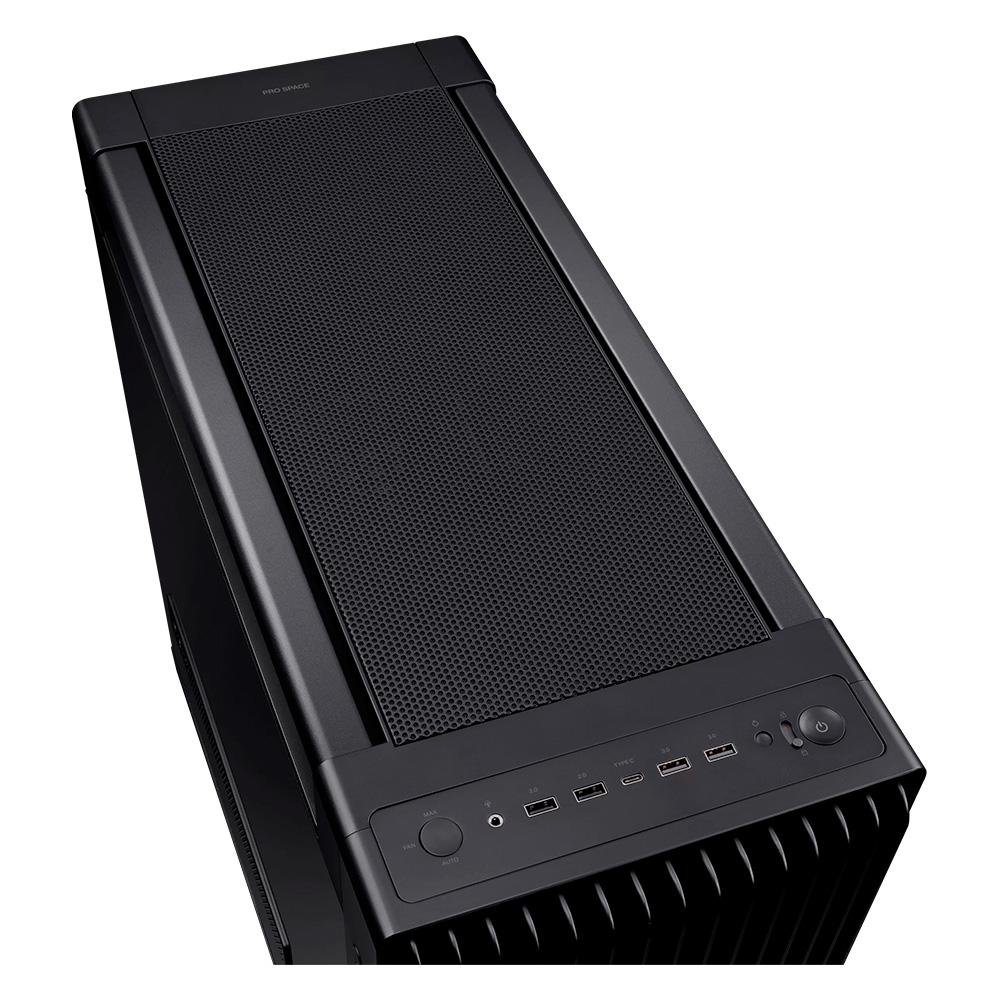 Gabinete Gamer Asus ProArt PA602, E-ATX, Full Tower, Lateral em Vidro Temperado, PWM 2x200mm e 1x 140mm Fan, Preto - 90DC00J0-B00000