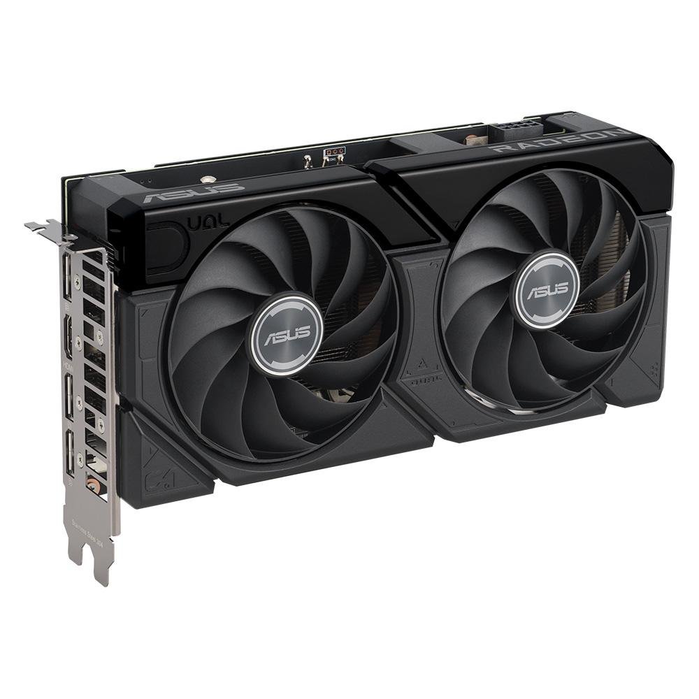 Placa de Vídeo RX 7600 XT OC ASUS AMD Radeon Dual O16G, 16GB GDDR6 - 90YV0K21-M0NA00 Placa de Vídeo RX 7600 XT OC ASUS AMD Radeon Dual O16G, 16GB GDDR6 - 90YV0K21-M0NA00
