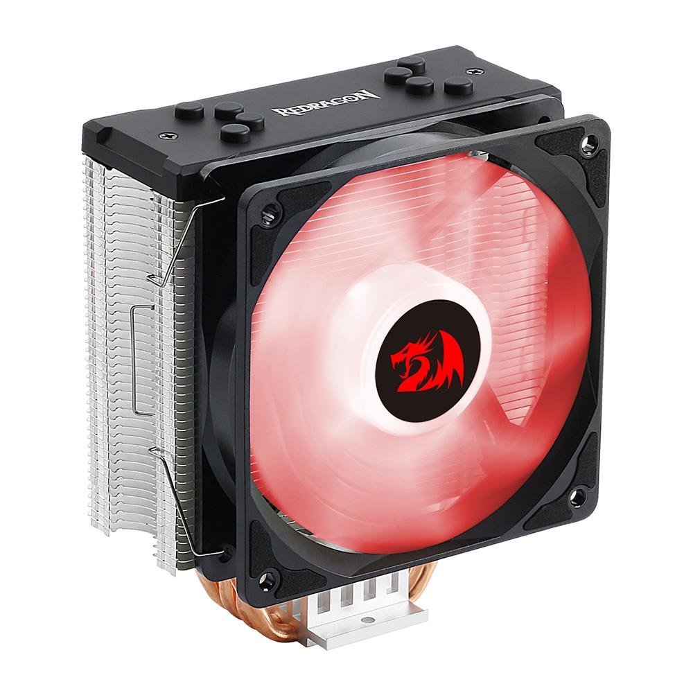 Air Cooler Redragon SIF CC-1052, RGB Rainbow, AMD/Intel, 120mm, Preto - CC-1052 Air Cooler Redragon SIF CC-1052, RGB Rainbow, AMD/Intel, 120mm, Preto - CC-1052