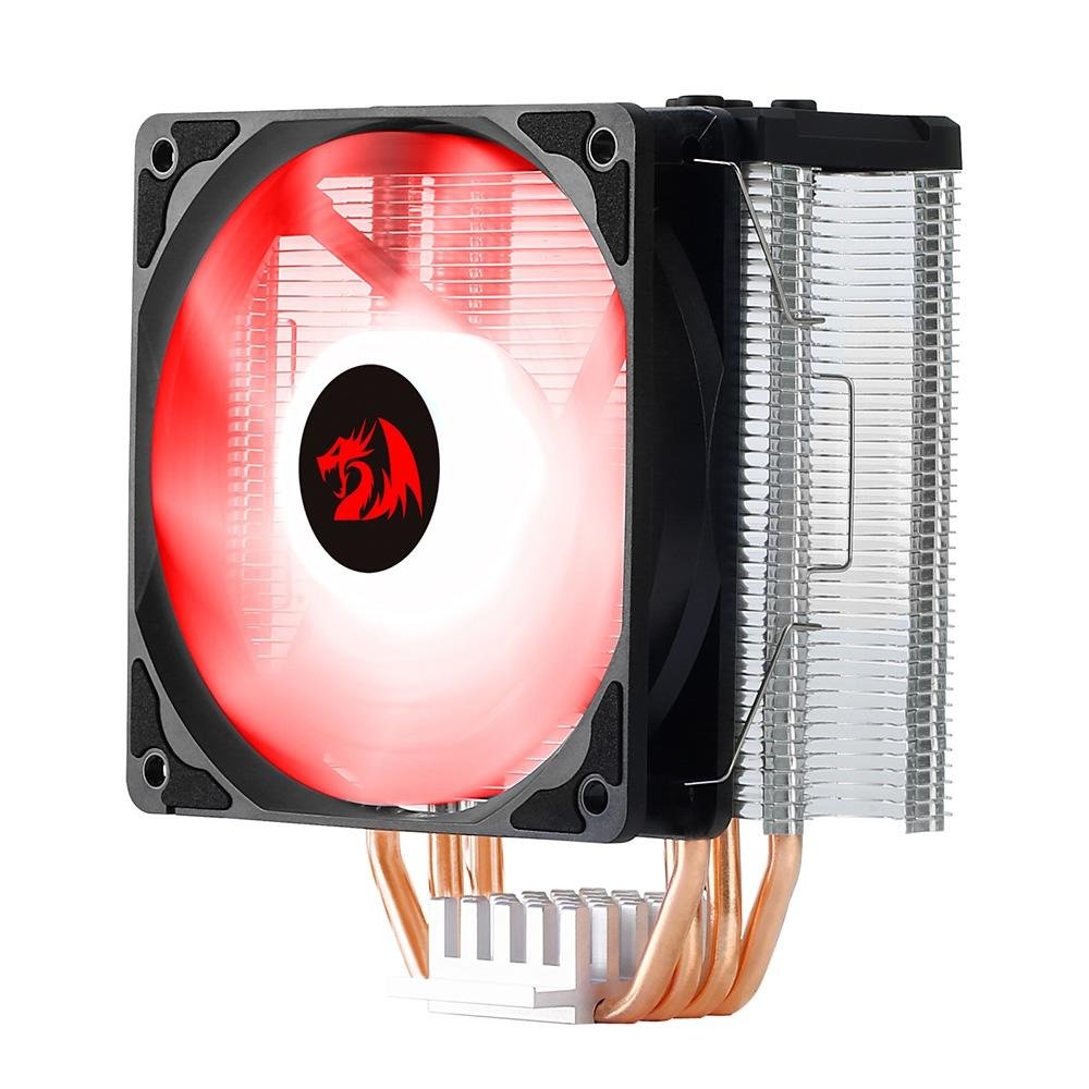 Air Cooler Redragon SIF CC-1052, RGB Rainbow, AMD/Intel, 120mm, Preto - CC-1052 Air Cooler Redragon SIF CC-1052, RGB Rainbow, AMD/Intel, 120mm, Preto - CC-1052